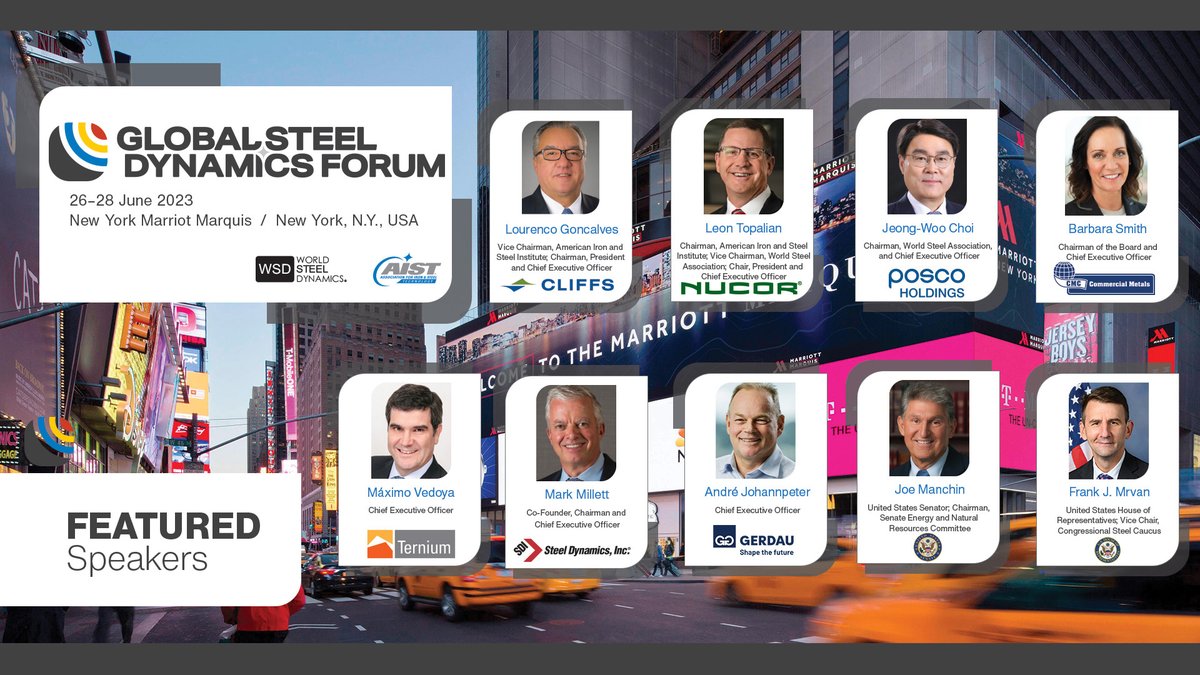 We are pleased to announce that U.S. Senator Joe Manchin will be a featured speaker at the inaugural Global Steel Dynamics Forum.  He has helped foster more than US$3.5B in recent greenfield steel mill investments in WV. Register today at lnkd.in/gnUhqDMA #joemanchin