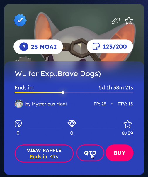 MutantNFTs's tweet photo. A new preview of our new website! 

We improved the raffle card. Now you can check FP, total ticket value, rarity, select the number of tickets, and buy without opening a new page!

This is one of the requested QoL changes implemented. Many more will be there 👀

#CardanoNFTs https://t.co/V5u9Dn4UAh