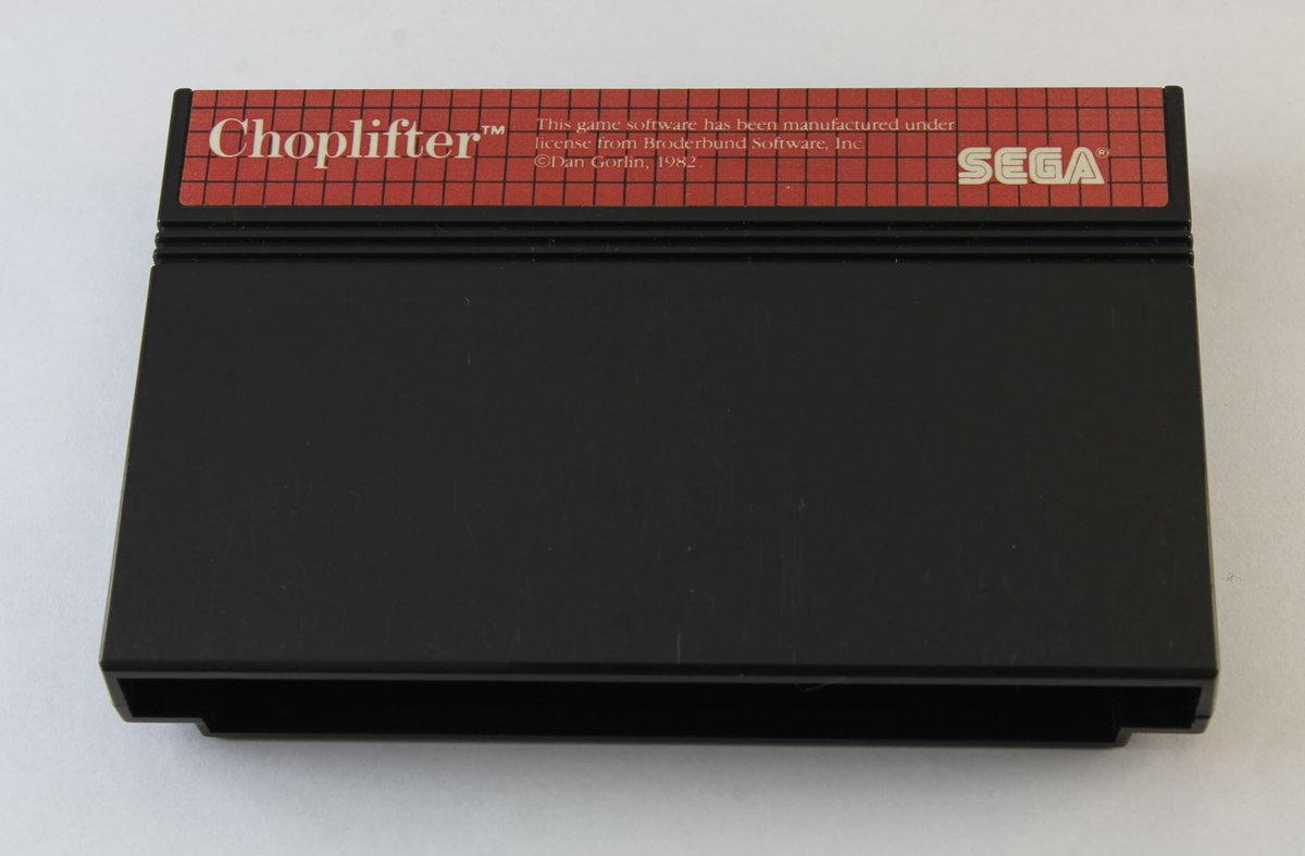 retro_games_uk's tweet image. Back in Stock - #MasterSystemGame #Choplifter (2 photos) retro-games.co.uk/MasterSystem/C…