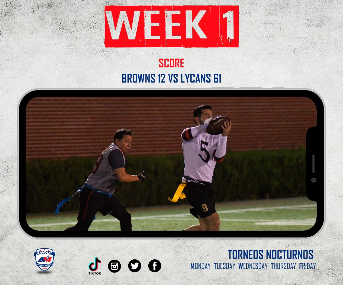 PARTIDOS LUNES

#flagfootball