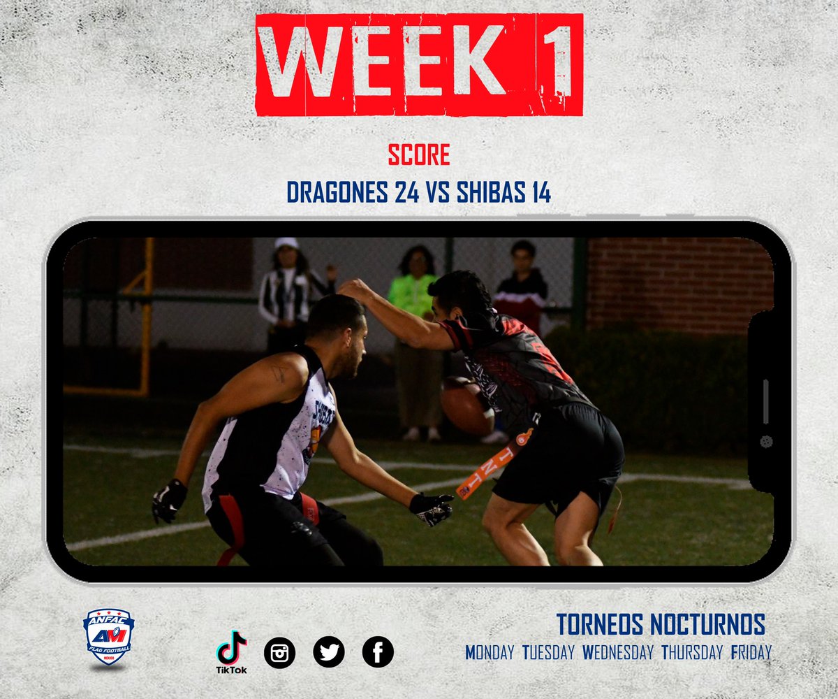 PARTIDOS LUNES

#flagfootball