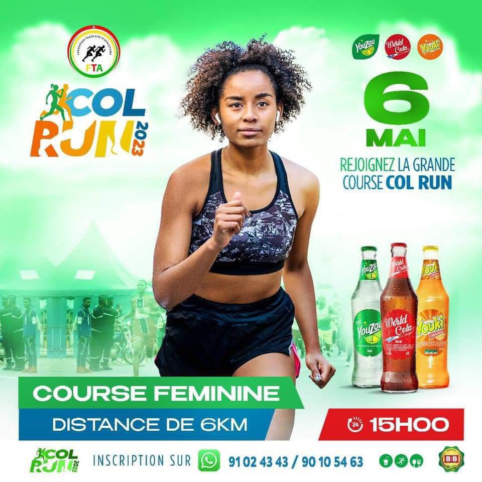 folidjanta_13's tweet photo. 🚨Mesdames, êtes-vous prêtes pour une course de 6 km unique et qui vous mettra au défi ?
Inscrivez-vous dès maintenant et rejoignez la vague colorée !
#ColRunLomé #running228 #runningcommunity #Team228 #Marathon6KmFéminin #DéfiSportif #PrixPourLesChampionnes 🏆💪 https://t.co/CAzh1Lak8L