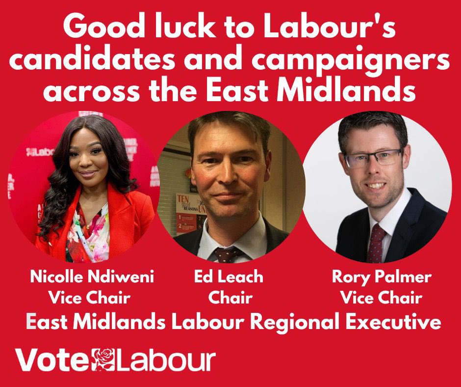 🌹All the best to all our Labour candidates standing for council tomorrow across the #EastMidlands🌹 #VoteLabour #4thMay #BuildABetterBritain