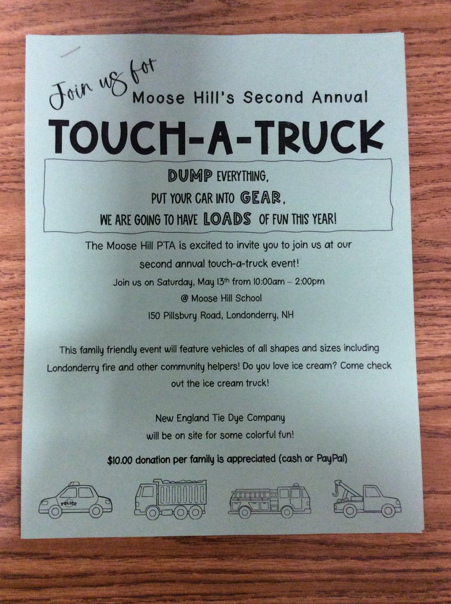 Mark your calendars for some family fun at Moose Hill  School! 😊