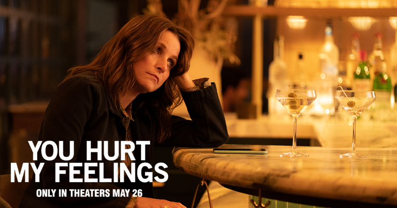 hurtfeelingsmov's tweet photo. “#YouHurtMyFeelings reminds us why Nicole Holofcener is one of the best comedy writers today.” 

From A24 and starring Julia Louis-Dreyfus, opens only in theaters May 26