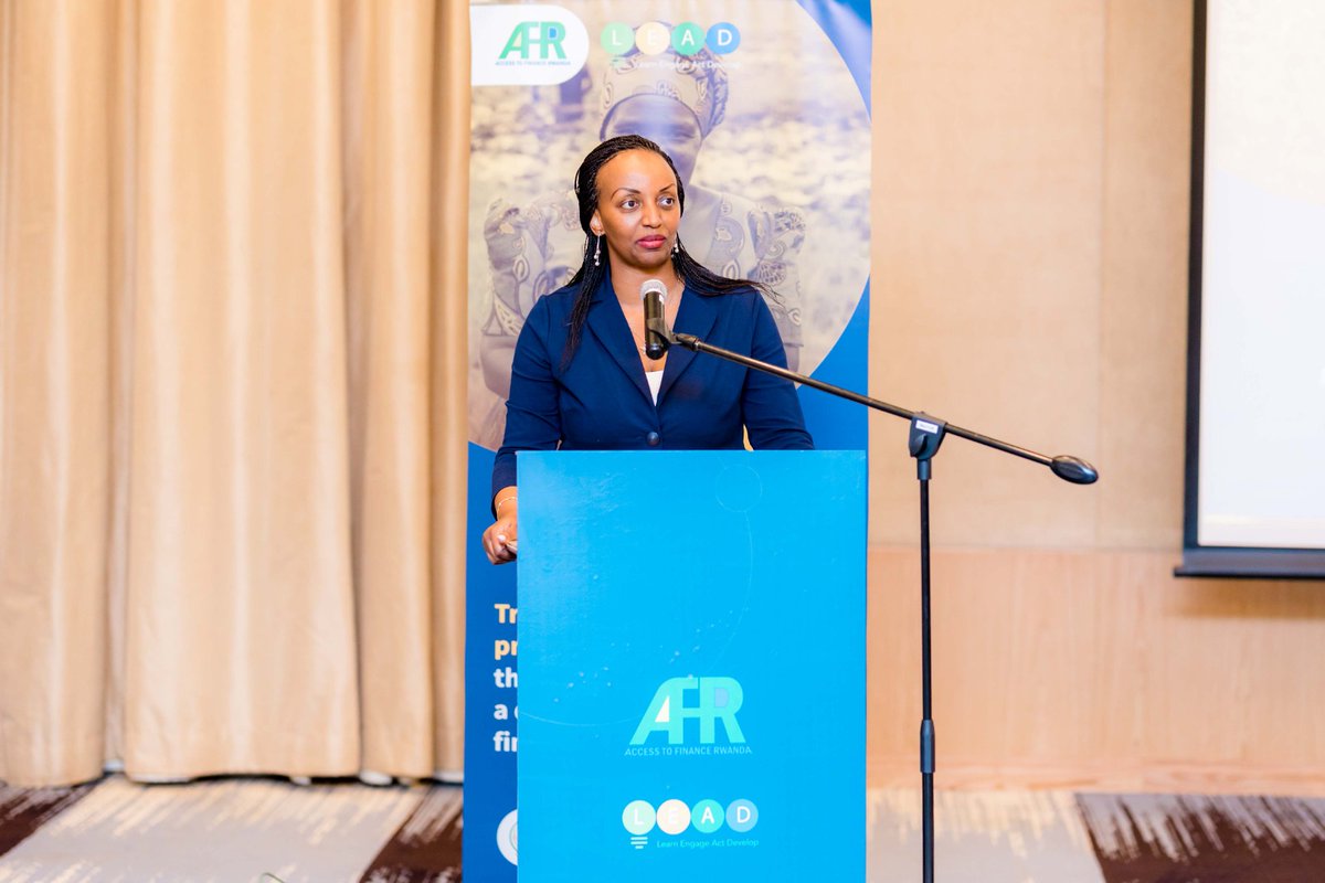 AFRwanda's tweet photo. At our #LEADSeries event, @SorayaMHlive, Deputy Governor of @CentralBankRw highlighted that social and cultural norms are invisible and debunking each one of them will have a tremendous impact on the number of women accessing credits, savings, insurance, and investment products. https://t.co/42W1nCM0xb