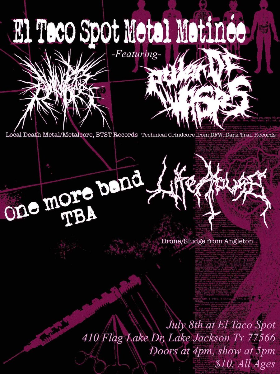 First time playing outside DFW. Houston-area homies, roll out and tell a friend.