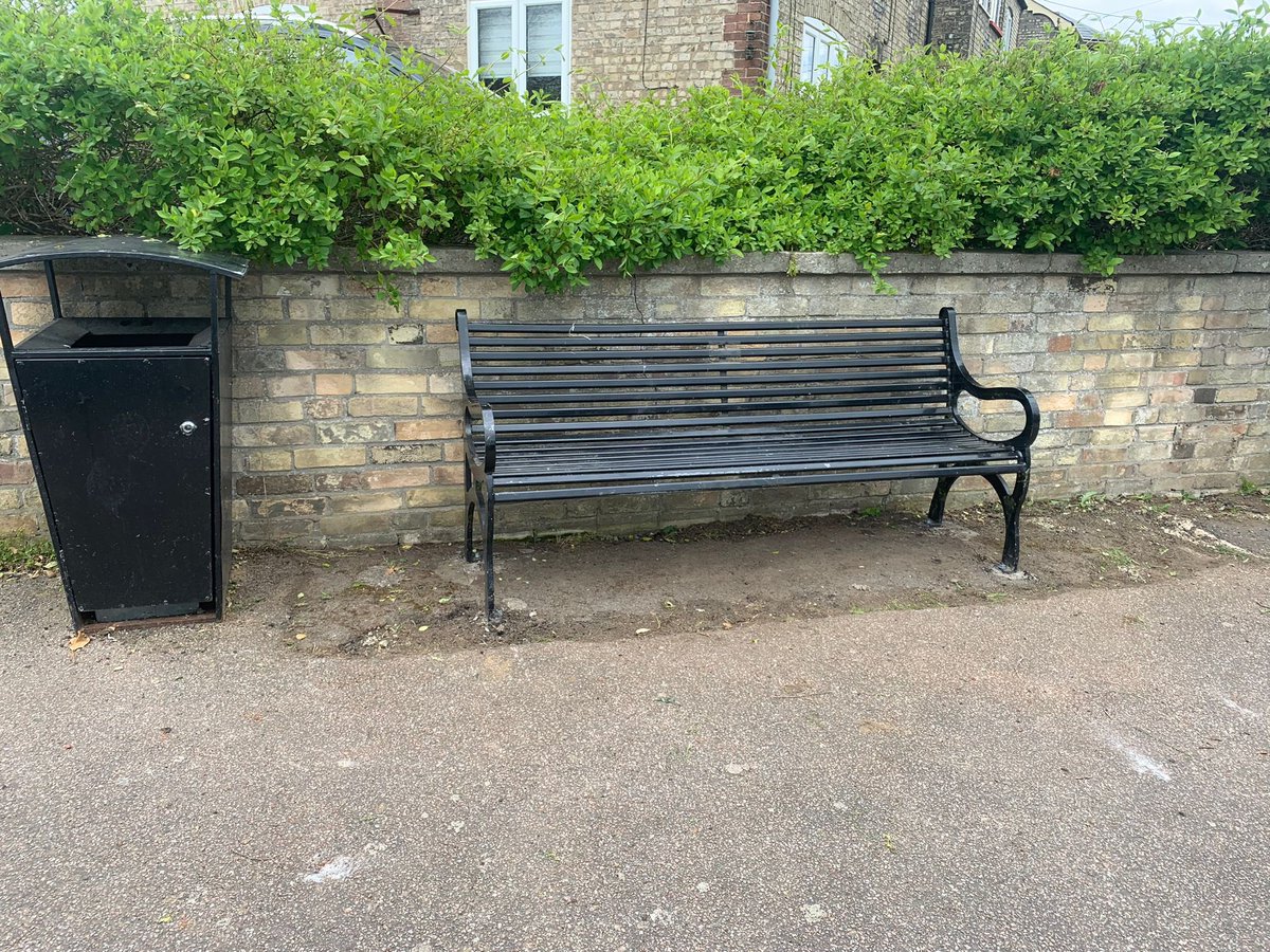 The old worn out bench on the corner of Acton Lane has now been replaced with a new metal one, and the whole area tided up.

<a href="/SudburyTC/">Sudbury Town Council</a> <a href="/TownOfSudbury/">Sudbury, Suffolk</a>