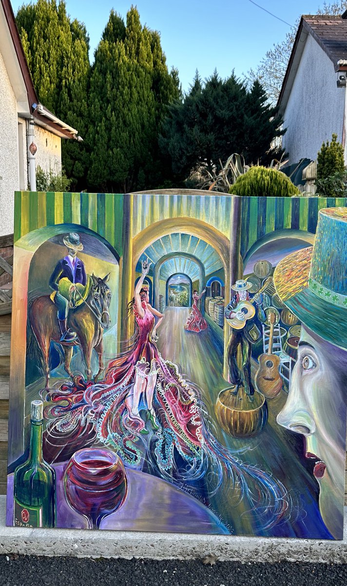 Irish-Artist Michael interviewed by prestigious magazine regarding his artwork this month! Michael is currently working on Spanish themed pieces celebrating the unique culture in Andalusia. #artsandcrafts #CostaDelSol #Fiestas #spain #irishartist #oilpainting #lacalademijas #art
