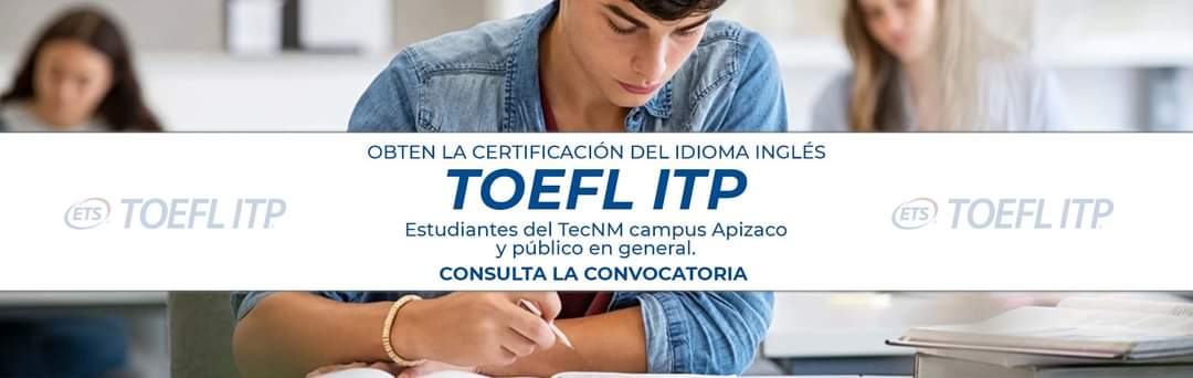 web_itapizaco's tweet photo. EL Tec NM Campus Apizaco a través de la Coordinación de Lenguas Extranjeras
CONVOCA
A estudiantes de esta institución y público en general, a obtener la certificación TOEFL ITP en lengua extranjera inglés.
https://t.co/SxtUe8HRLJ…
#TorosTec #TecApizaco
#ComunidadTecNM https://t.co/drkWsijGqi