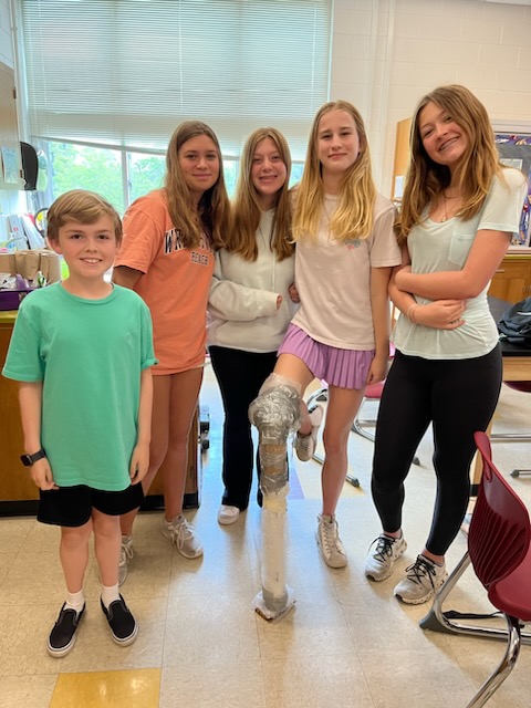 camelakirbynhcs's tweet photo. More of Ms. Glass' 8th grade prosthetics lab at Noble Middle!
@nhcsCTE @NewHanoverCoSch @MCSNoble https://t.co/vFWWjV0WDo