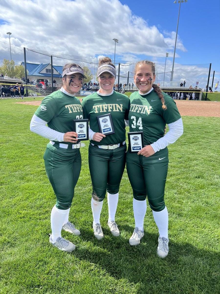TiffinUSoftball's tweet photo. Congrats to our ALL-CONFERENCE GONS 🔥

2nd Team All-GMAC 
#2 Taylor Whalen - SR, OF 
#11 Claire Feldkamp - JR, P 
#21 Molly Koesters - FR, 1B 

3rd Team All-GMAC 
#6 Aubrie Harper - SO, OF 
#23 Maci Head - SO, 3B 
#34 Michelle Rodkey - FR, Utility https://t.co/jcCjdecXFK