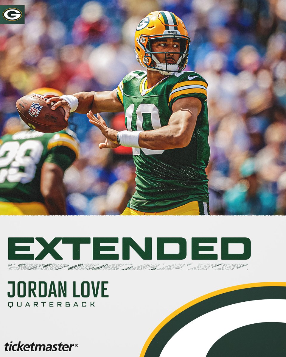 Green Bay Packers on Twitter "Packers sign QB Jordan Love to a contract extension ️ 📰 http
