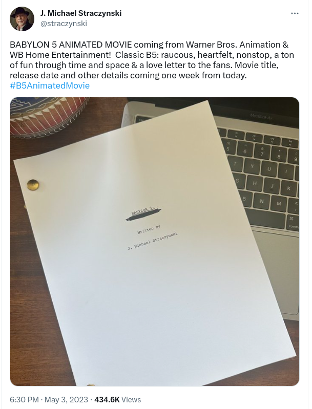 Neues von Babylon 5: ift.tt/ryLbeTa <a href="/grauRat/">Der 🌈bunte Rat</a>