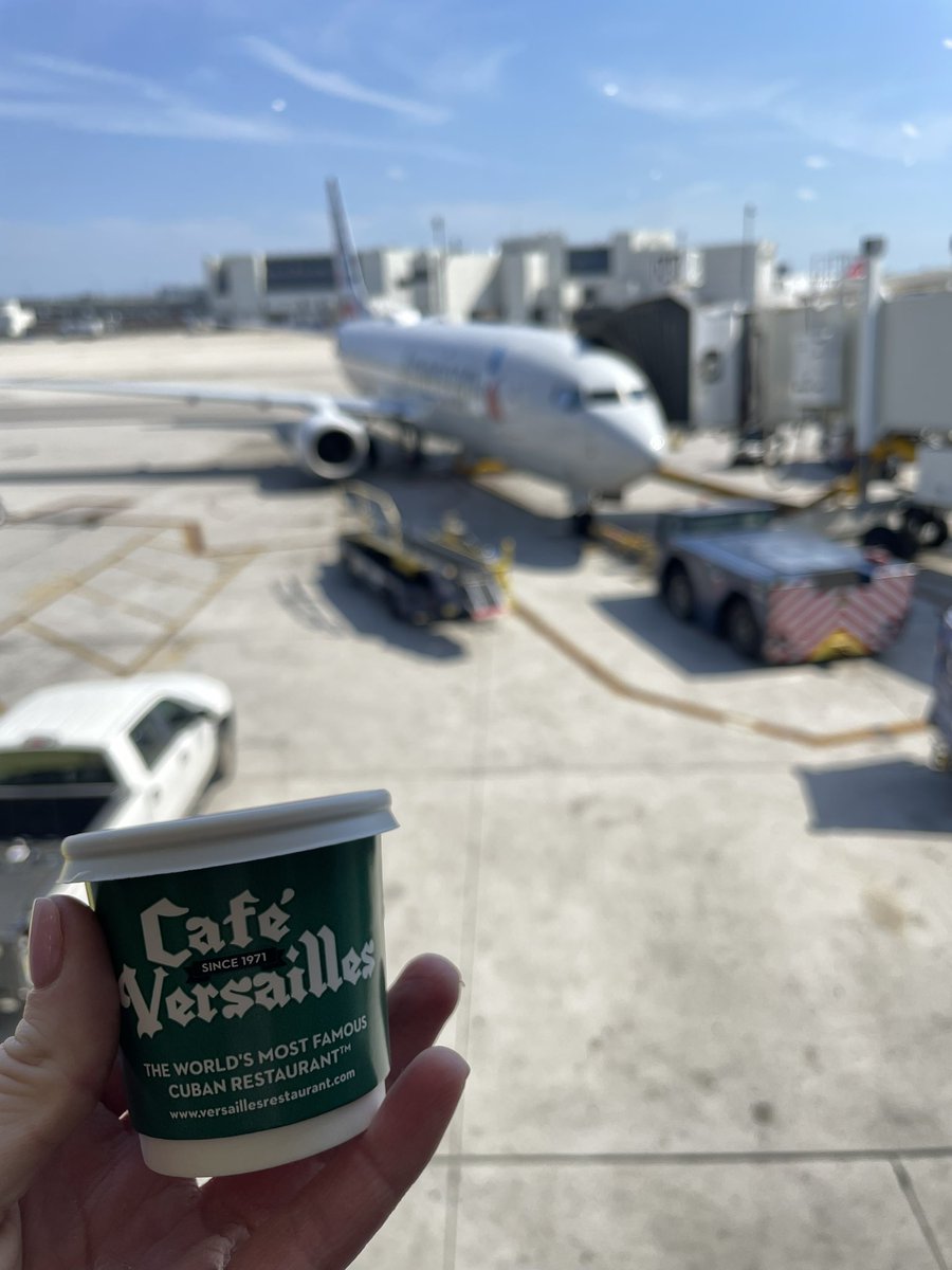OrganicallyKay's tweet image. Little things I love about MIA ✈️☕️