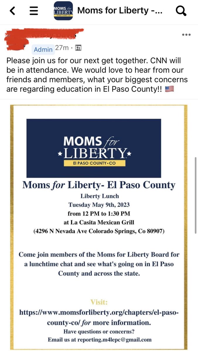 Disappointed to see @TeamCNN covering a hate group without including the voices of other parents and groups in El Paso County, Colorado. We need responsible journalism! #HoldCNNAccountable #ResponsibleReporting #M4L