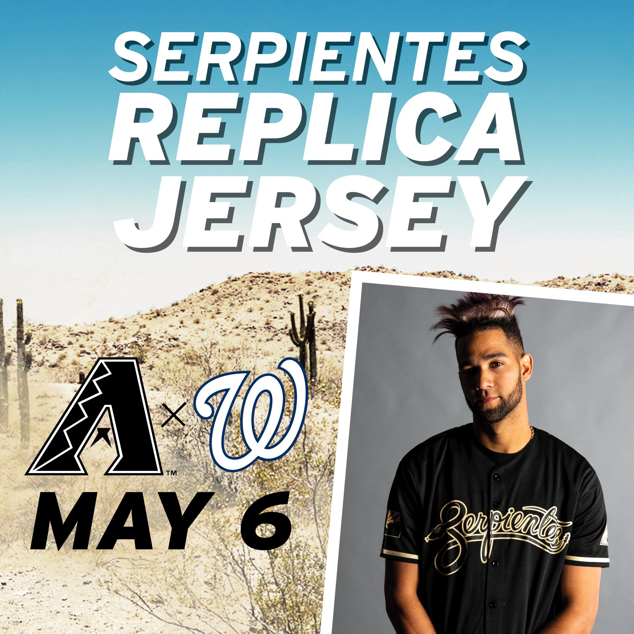 Arizona Diamondbacks on X: Serpientes Saturday. 🐍 Don't miss out on your  chance to make one of these replica jerseys yours. 🔗:    / X