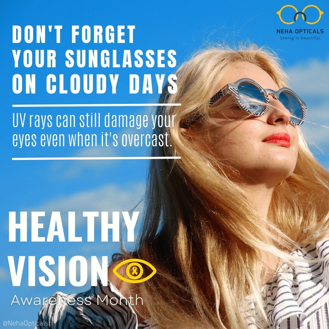 nehaopticals_Su's tweet photo. 🌞 Don't forget your sunglasses on cloudy days. UV rays can still damage your eyes even when it's overcast.
#SunglassesNeeded, #EyeProtection, #Nehaopticals, #Nehaopticalsbangalore, #opticalstores, #eyewear, #eyediseases, #eyecare, #eyehealth https://t.co/nbwFLHjuL7