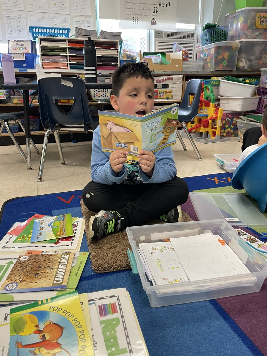 BlessingMahopac's tweet image. Book shopping day! Kinders using reading strategies to explore their new books! #proudap @TCRWP @bulldogslv @mrsclarksKclass