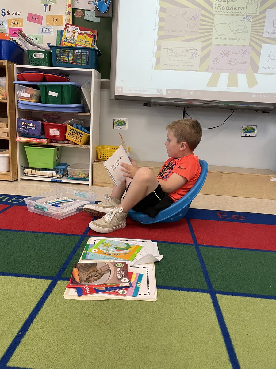 BlessingMahopac's tweet image. Book shopping day! Kinders using reading strategies to explore their new books! #proudap @TCRWP @bulldogslv @mrsclarksKclass