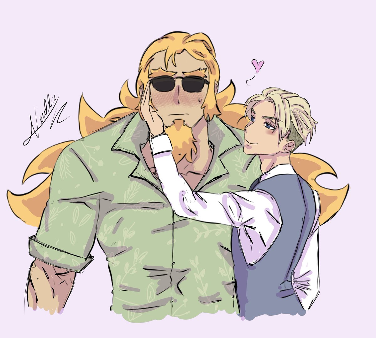 NeulliOppa's tweet photo. Since I didn't find fanarts of them, I'll have to make them myself #sololeveling #thomasandre #lennartniermann #commisionsopen #fanart https://t.co/6n0gfGUoEL