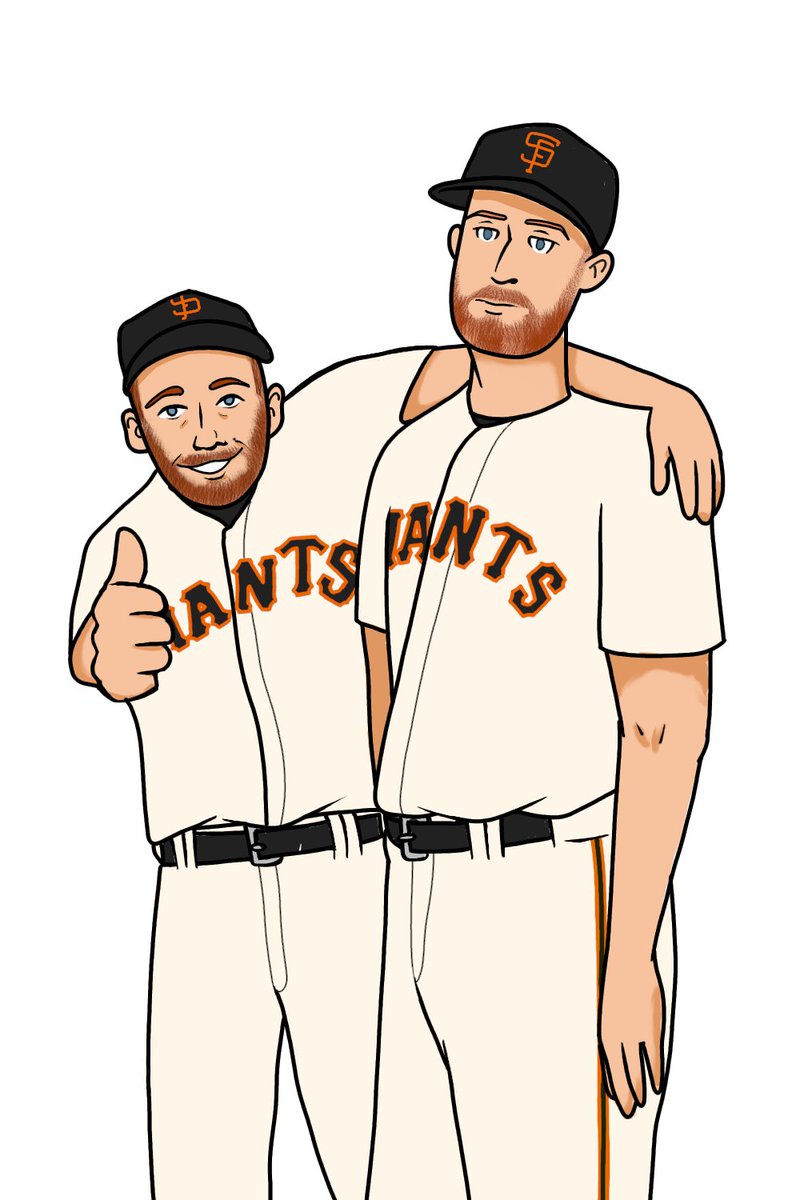 illizstrations's tweet photo. Here are my favorite gingers, Brebbia and Cobb :) #SFGiants https://t.co/Dj2WxYrE8g