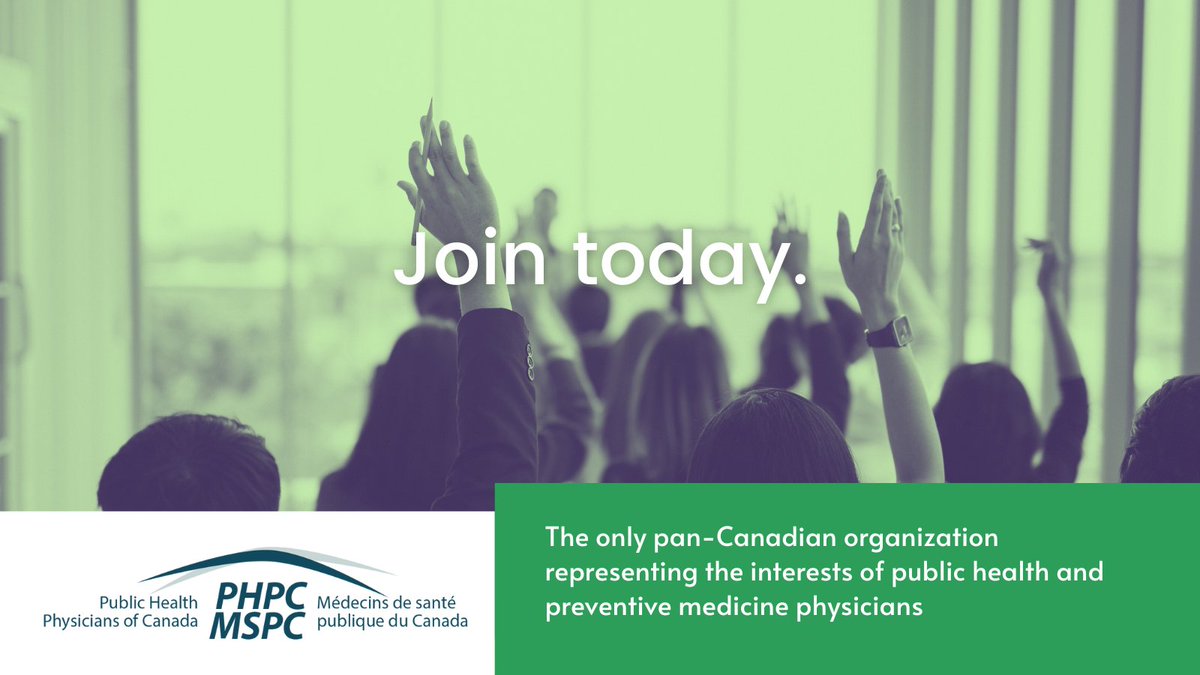 Are you a public health physician wanting to be a part of a vibrant and passionate community? Become a PHPC member and jump right into promoting, and influencing the interests of public health physicians. Submit your application today ➡️ phpc-mspc.ca/en/members/join.