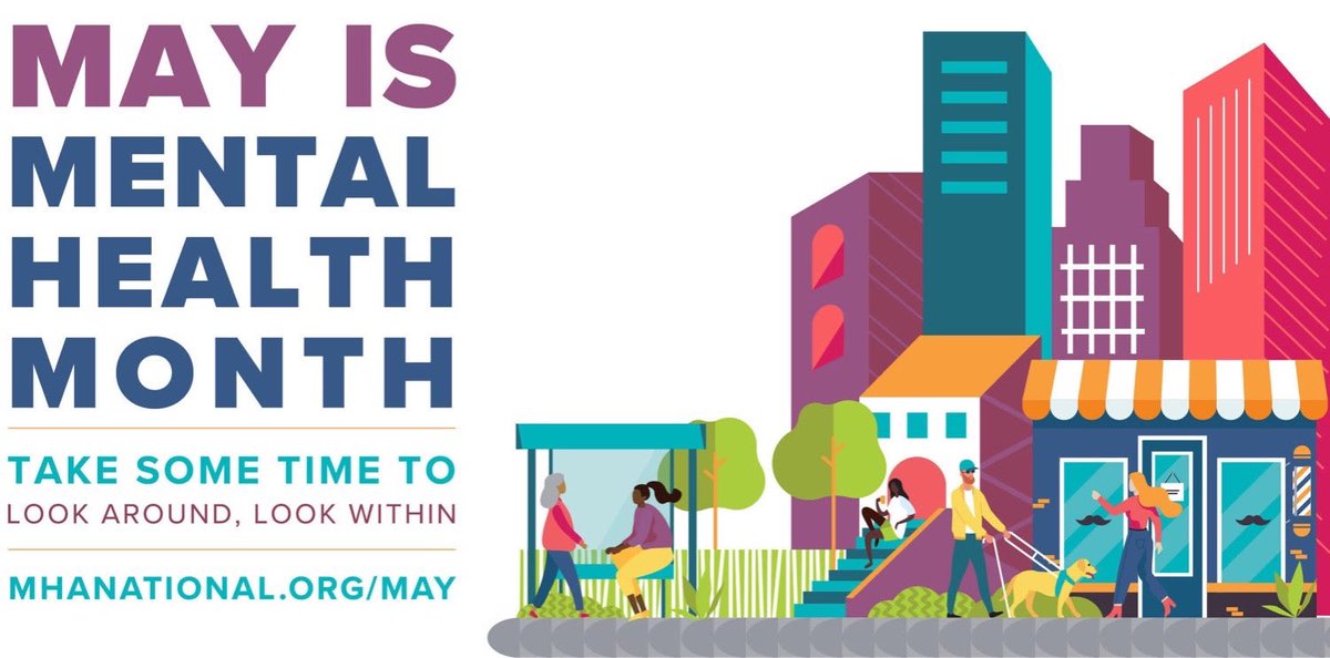 CityAccessNY's tweet photo. Welcome to our 74th Mental Health Month!
This year our theme is Look Around, Look Within, and we’re asking you to challenge yourself to look at the world around you and think about how the places you live, work, play, and gather impact your mental health. https://t.co/DuuPd7XsMN