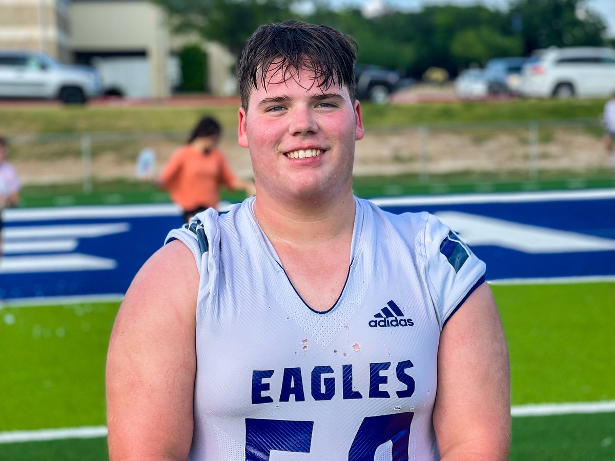 2025 Brazos Christian OL/DL Ben Tillery is a presence in the trenches for Brazos Christian. 

A key piece for the Eagles on both sides of the ball, he will be essential for Brazos Christian next season as he will lead the charge to win the line of scrimmage.