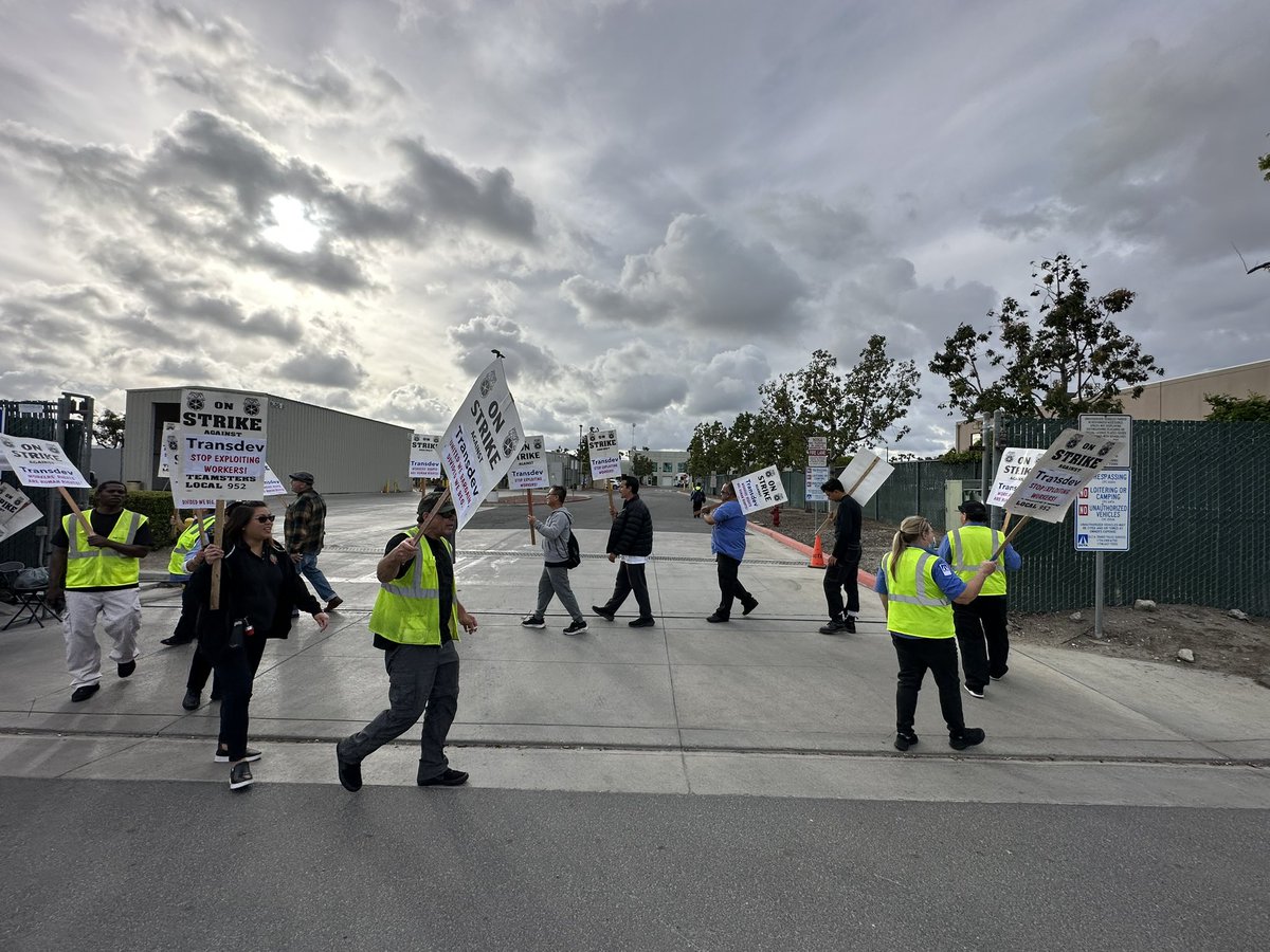 We stand in solidarity with <a href="/teamsters952/">Teamsters Local 952</a>  drivers on strike at Transdev. Drivers are asking for a fair contract. Instead of negotiating in good faith, Transdev would rather let drivers and riders suffer. Corporate greed hurts our communities.