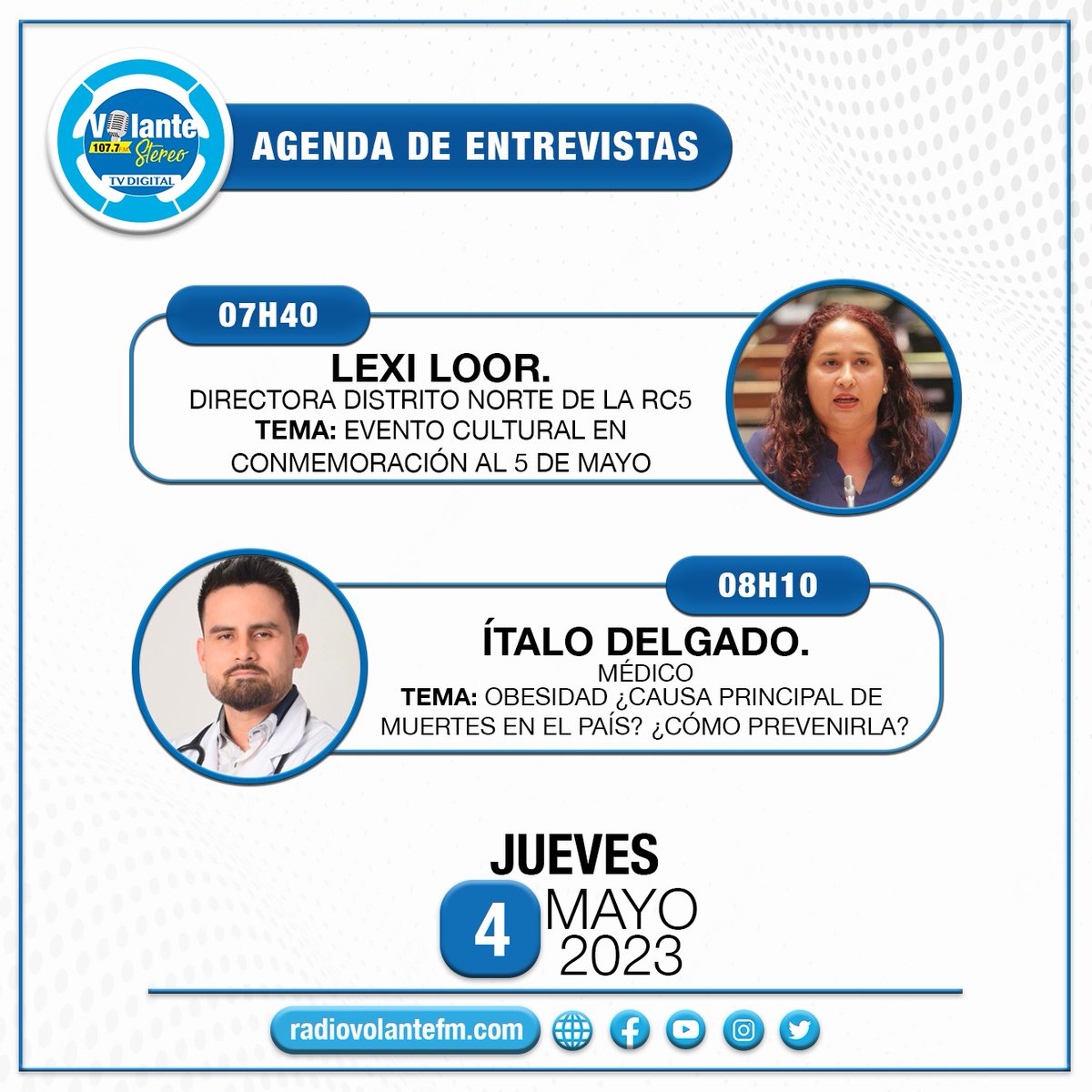 Volante Stereo 107.7 FM tweet media