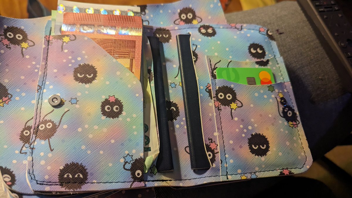 studiohotcake's tweet photo. What? A wip Wednesday?  I had some hot mess sewing on this passport case. Thank goodness it was for me. Realized a step I've missed on the MHA ones. Oops. It'll be done for the others. https://t.co/OGpDdYHYxj
