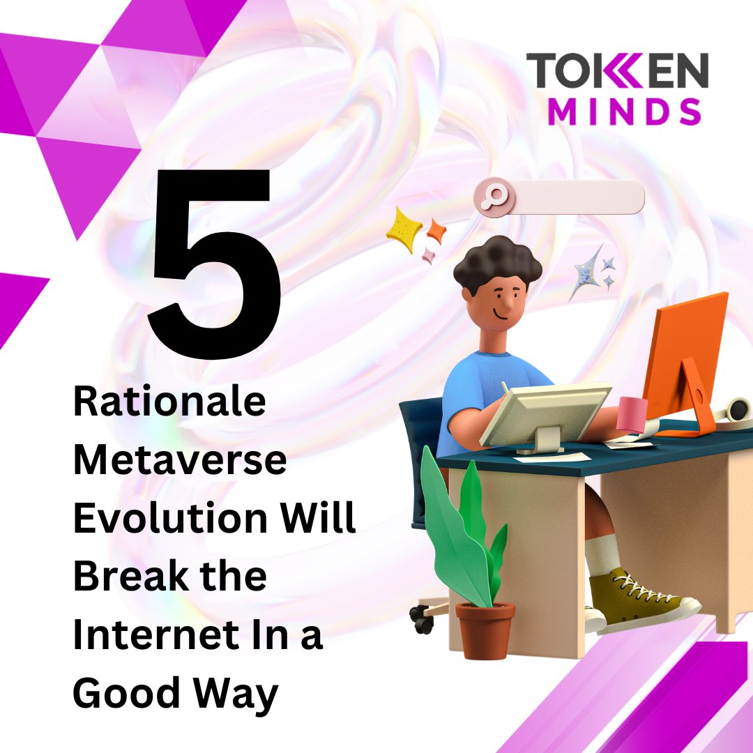 tokenminds_co's tweet photo. Can the Metaverse break the internet in a good way?😍 Read more on our blog with the link that you can access down below. 👍

https://t.co/LZCjLtrcyu

Don't miss out our daily blog covering everything about web3, NFT, Metaverse, and A.I. Development
#nft #TokenMinds #articleweb3 https://t.co/czudgk6CiY