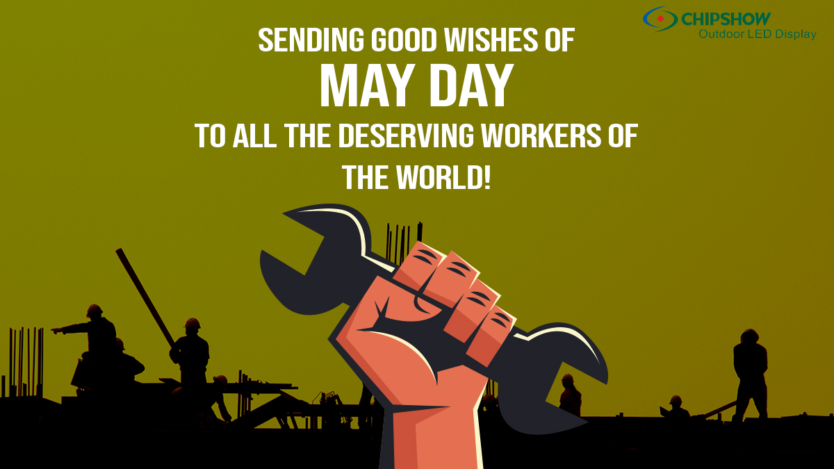 chipshowledsign's tweet image. Chipshow sending good wishes of May Day to all the deserving workers of the world!
#chipshow #led_Display #led_Display_Screen #led_display_wall #led_display_borad #led_video_wall  #May2023 #mayday #mayday2023 #workersday #labourday