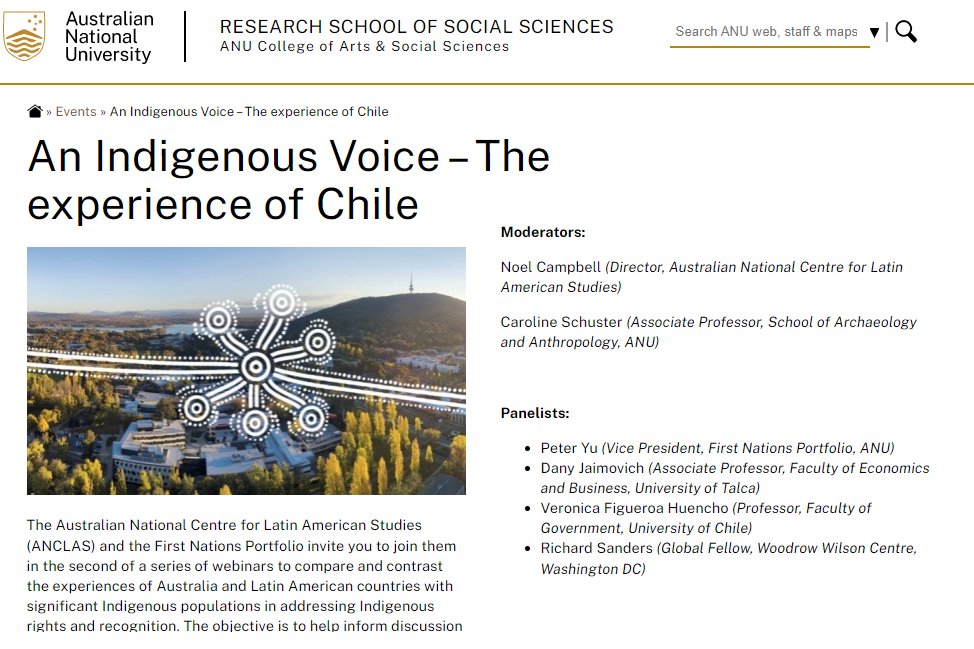 djaimovi's tweet photo. Thanks @ANCLAS2 for the invitation to discuss the constitutional process in Chile and the lessons for the #Indigenous #Voice in Australia https://t.co/EDVrN3Zx93