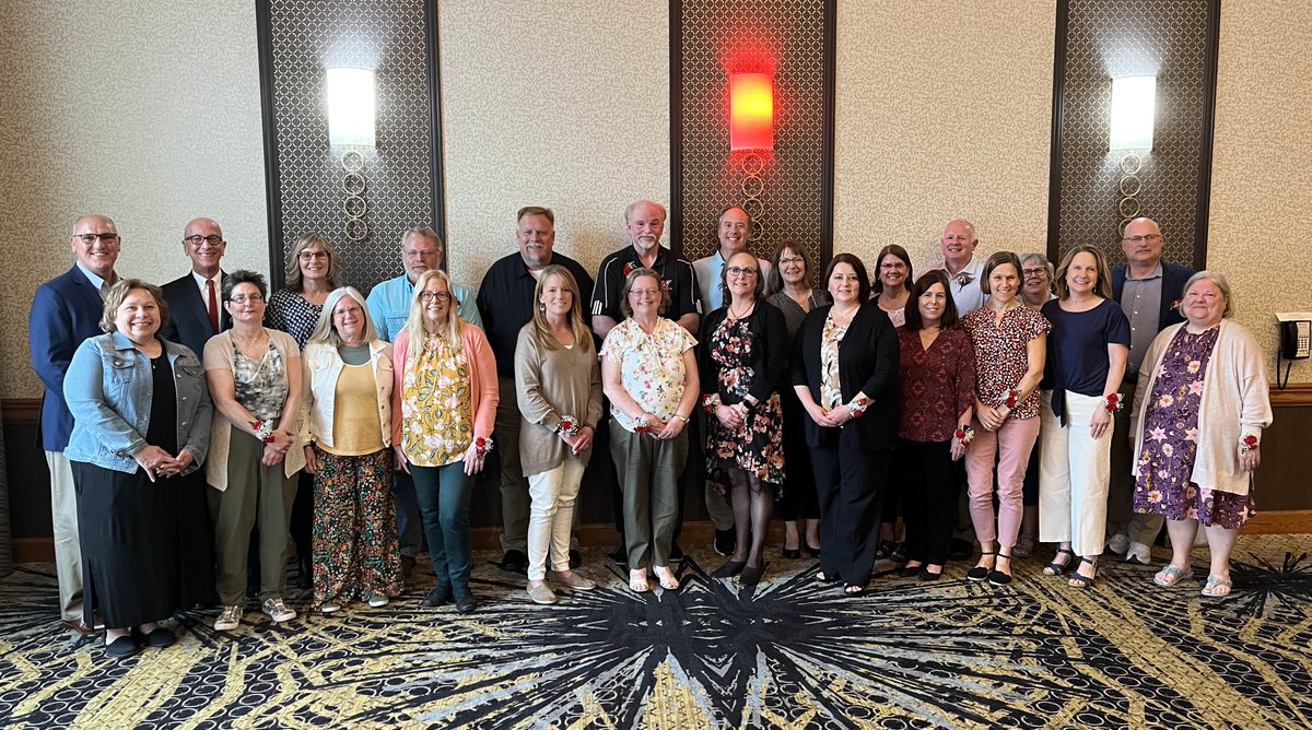 NeenahSchools's tweet photo. A total of 654 years of experience in education was honored today as NJSD celebrated 26 individuals who will be retiring following the school year. 

Congratulations to these educators and thank you for all you've done for the children in NJSD! https://t.co/YX5cNHrGbc