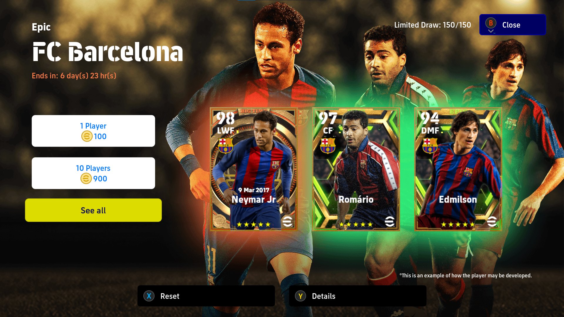 NEYMAR eFOOTBALLHUB Players