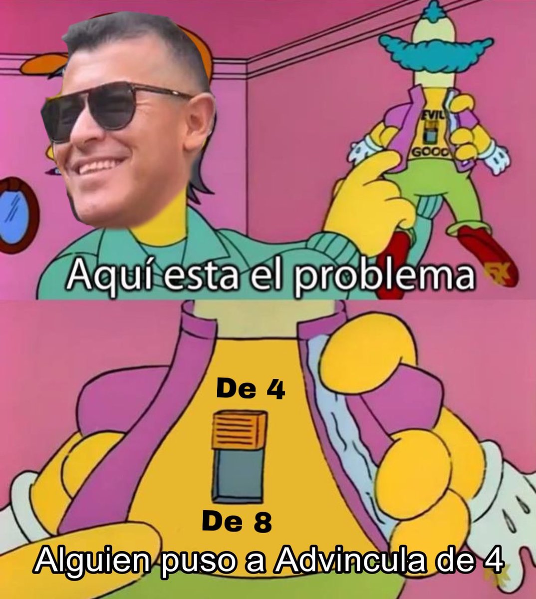 Almirón recuperando a Advincula: