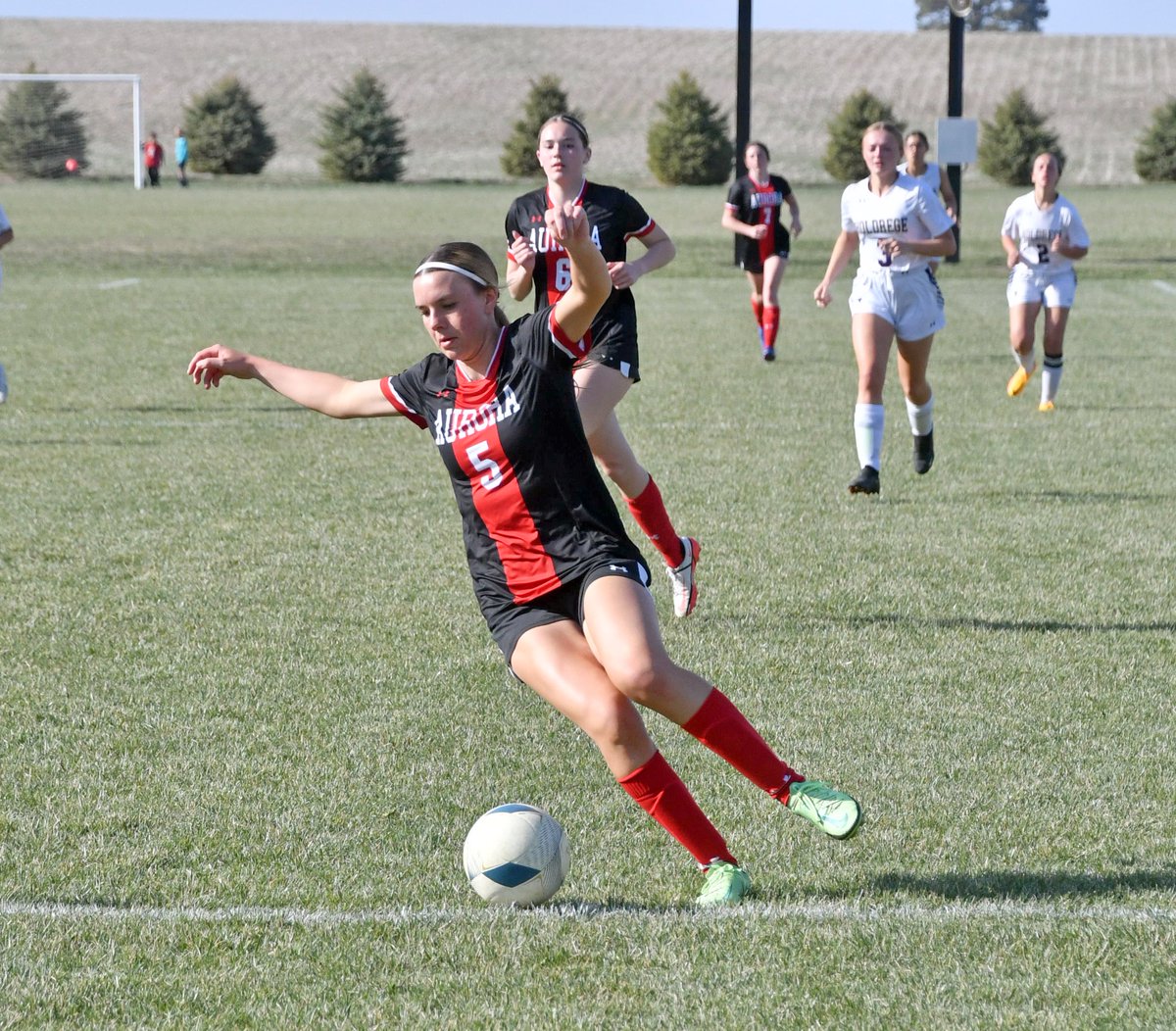 SportsANR's tweet photo. Our Runza AOTW is a double combo with the goal-scoring efforts of Madisyn Willis (@madisynnwilliss) and Carlos Collazo (@c0llaz0) in wins over Holdrege last week. Bonus frings to anyone who can hold Carlos' pose. Congrats, guys! #nebpreps https://t.co/PHjDgnHnX9