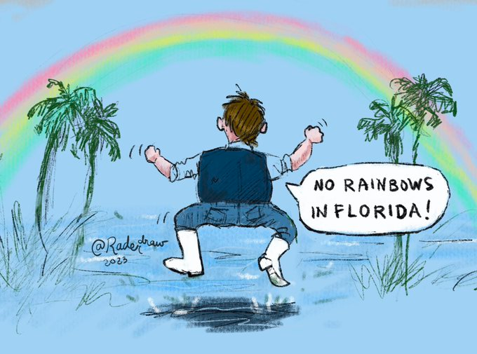 time4kind's tweet photo. Sums up #DeFascist #DeRacist #DeSepticTank #DeFizzle #DeSatan #3inchFool #DeMiniZizi #DeMeatball #DeFlatulenceFL thx @raderdraw
 Yes, the anagram of rondesantis IS #SardineSnot. https://t.co/E4qcCByhPT