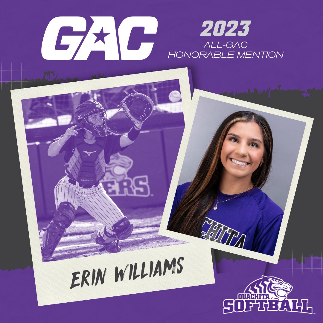 𝘼𝙇𝙇-𝙂𝘼𝘾

Congrats to Erin Williams for being named to the All-GAC Honorable Mention Team!

Read more: bit.ly/44vrxib

#RollTigs #BringYourRoar