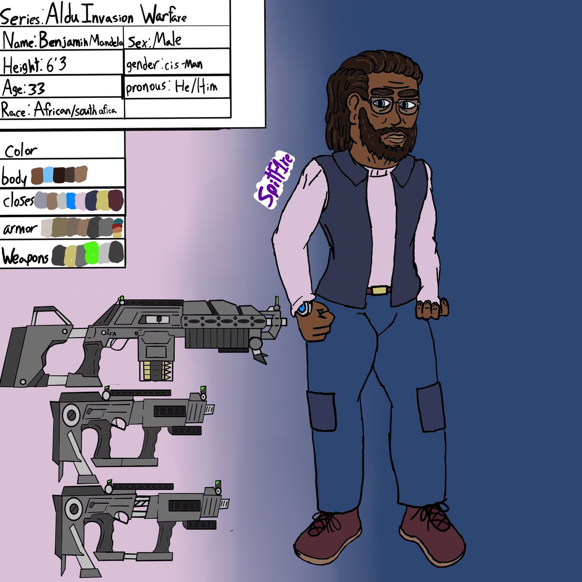 SpitF1reYT's tweet photo. More and more new oc for my series Aldu Invasional Warfare :D
#art #artist #digitalart #oc #Aldu #AlduInvasionWarfare #Charter #OC https://t.co/DLTLYTkxEI