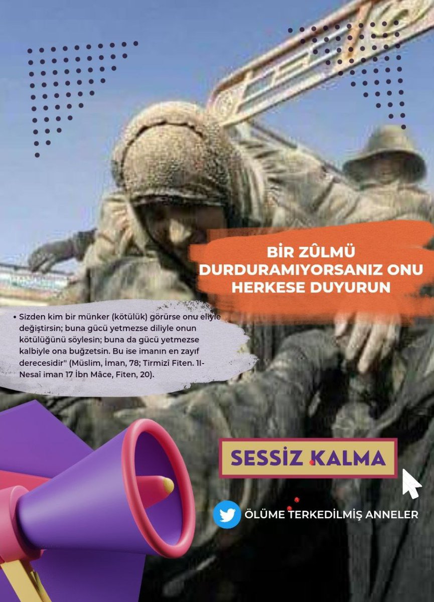 Ya bizim onları unuttuğumuz gibi Allahta bizi unutursa..?! 

Ölüme Terkedilmiş Anneler