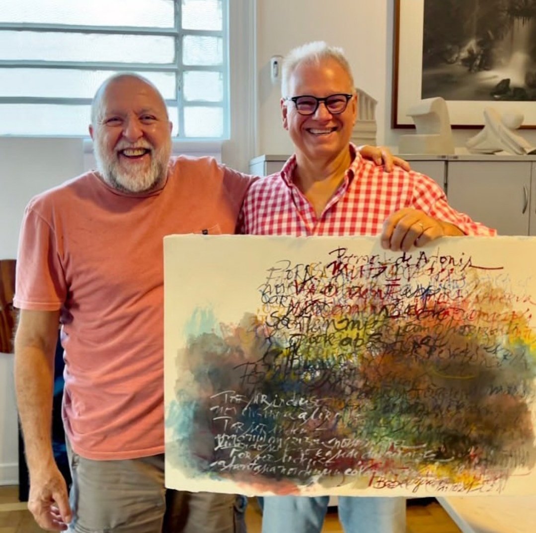 FundacaoStickel's tweet photo. O artista e parceiro Feres Khoury nos presenteou com este lindo trabalho, que agora integra o nosso acervo. 🗣 E vem novidade por aí – estamos preparando uma exposição com suas obras aqui no Espaço Fundação Stickel. Aguarde!
Foto #repost Fernando Stickel
#ARTETRANSFORMA https://t.co/le26xdtUEZ