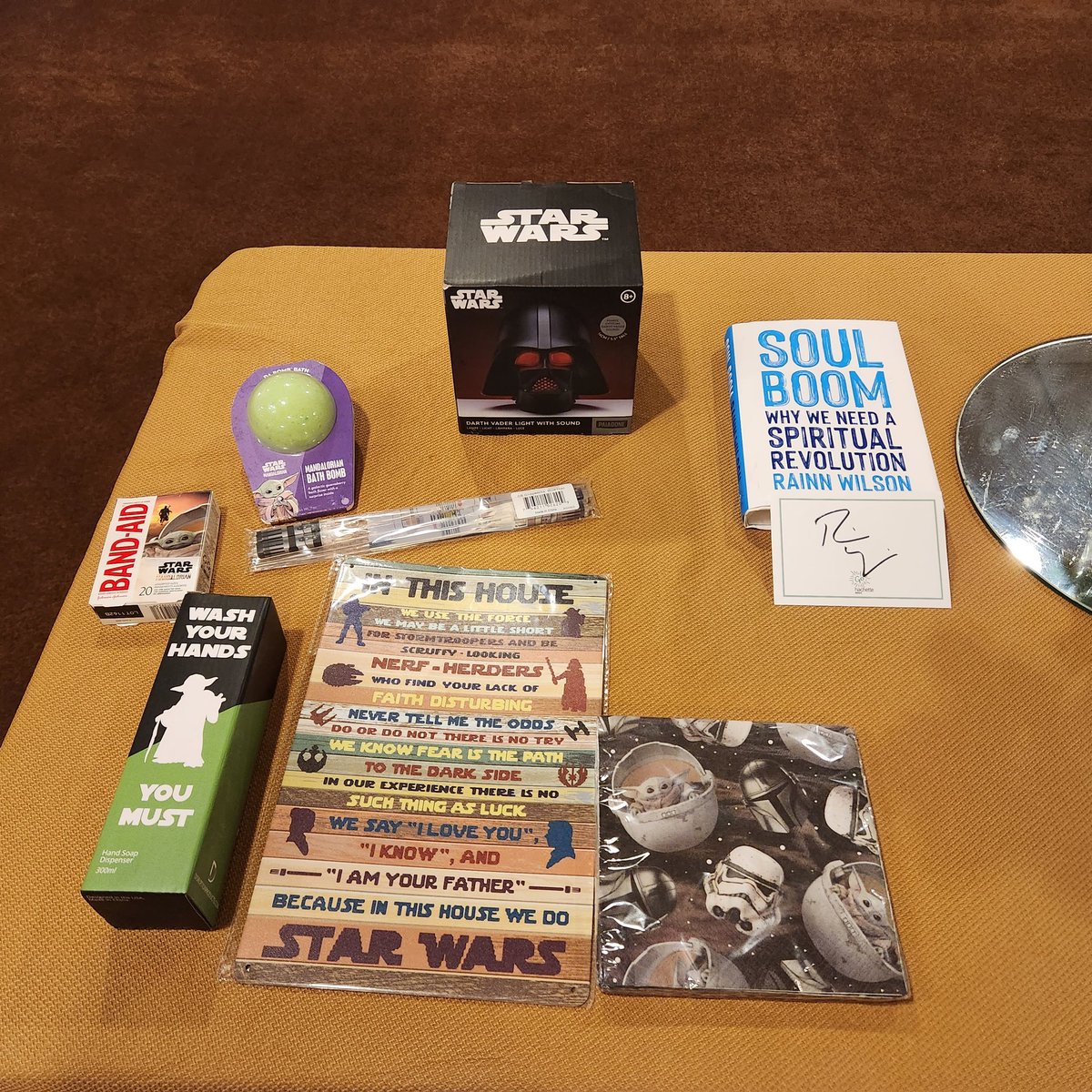 PMIMontCo's tweet photo. The Force is strong with this Chapter! Our monthly meeting attendees will have a chance at a Star Wars themed gift bag, a Lord Vader lamp and a signed copy of our favorite Sith Lord Enthusiast... @rainnwilson 's latest book #SoulBoom .. all in spirit of #MayTheFourthBeWithYou https://t.co/iF0TMOG00J