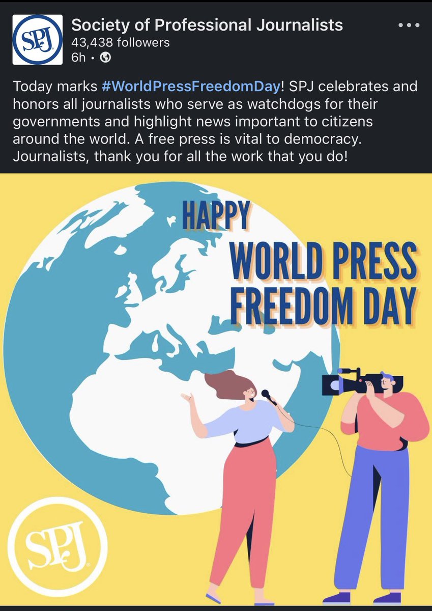 SPJ is celebrating #WorldPressFreedomDay !
