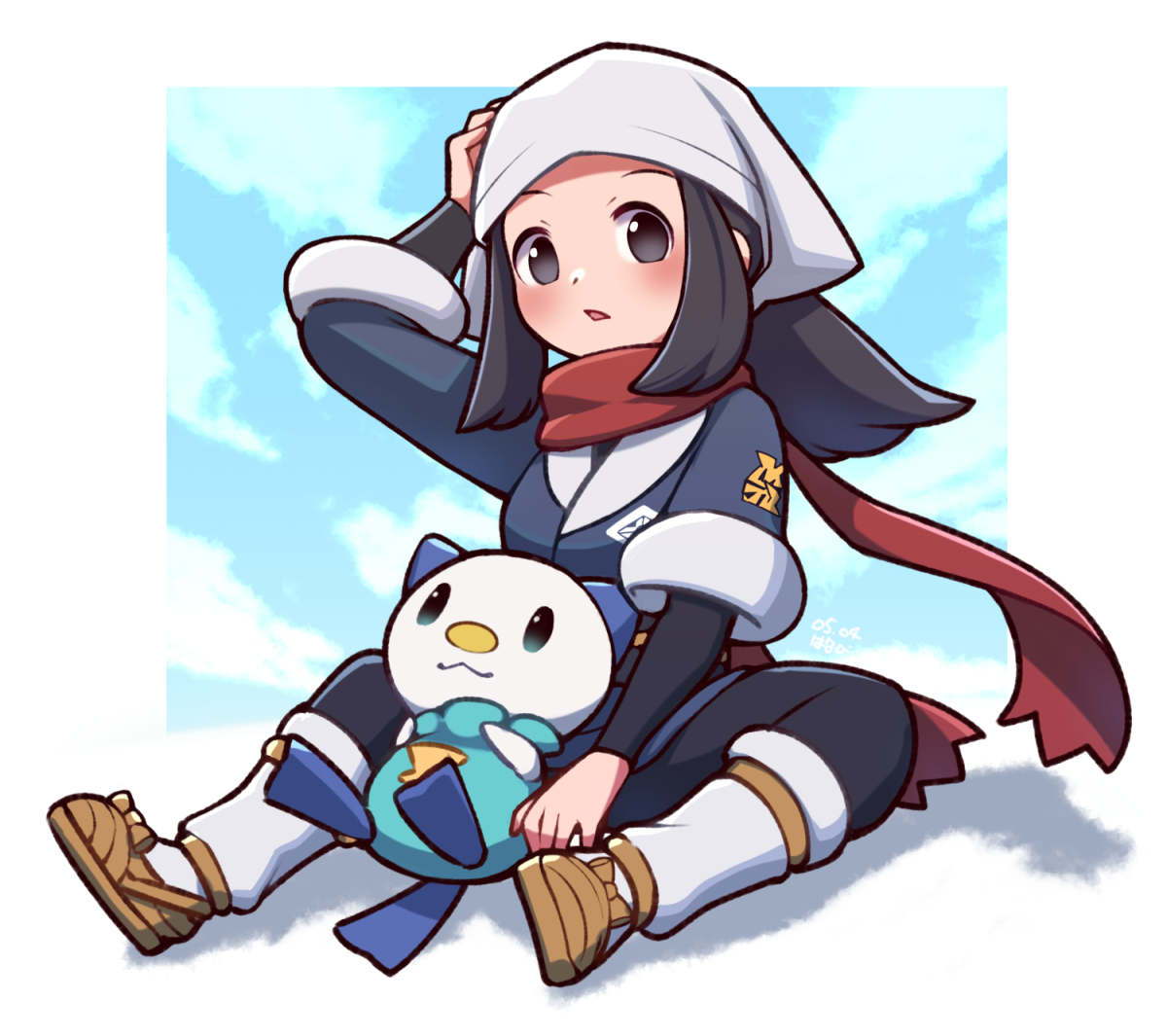 ショウ(ポケモン) ,ミジュマル 「Legends」|日渡はなび (Commissions Please wait!✨)のイラスト