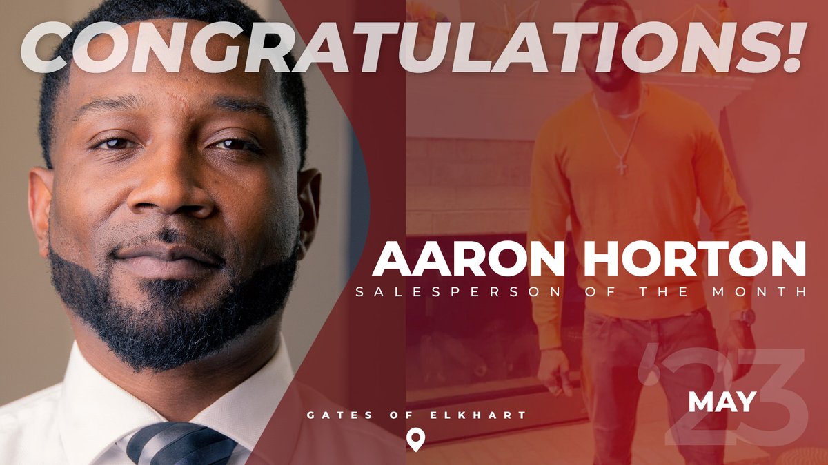 🎉 Congrats to Aaron Horton, our Salesperson of the Month! 

🙌 Aaron's exceptional dedication to customer service hasn't gone unnoticed. Keep up the great work, Aaron! 👍