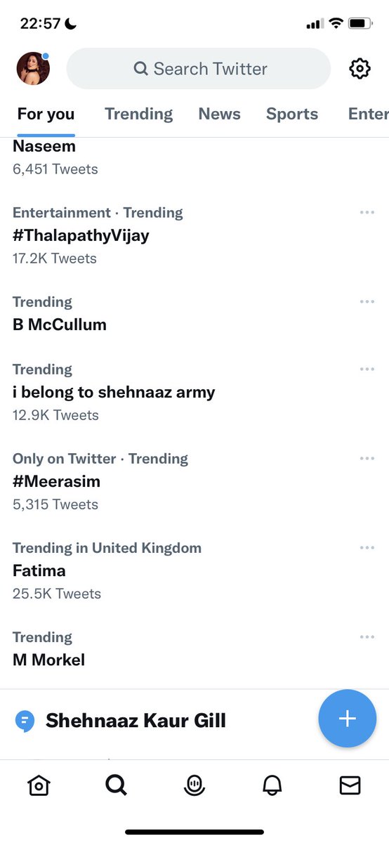 I BELONG TO SHEHNAAZ ARMY
Still trending in UK. WE LOVE YOU SANA. @ishehnaaz_gill GOOD NIGHT BABY ❤️😘
#SHEHNAAZGILL 
#ShehnaazDiary
#ShehnaazGallery