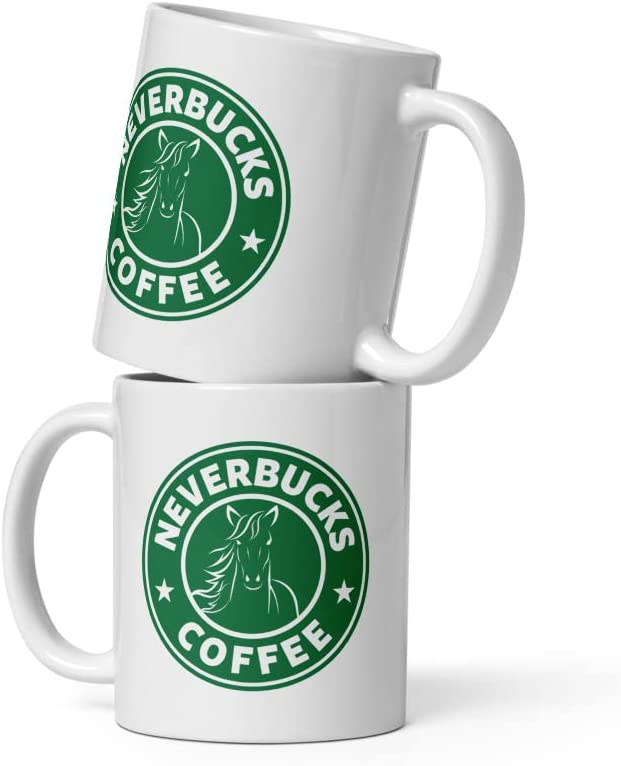Oh What Fun Neverbucks Coffee White Horse Lovers Novelty Gift 11oz &amp; 15oz <a href="/amazon/">Amazon</a> amazon.com/gp/product/B0C… 

#horselover #Horses #horsegirl #barn #horse